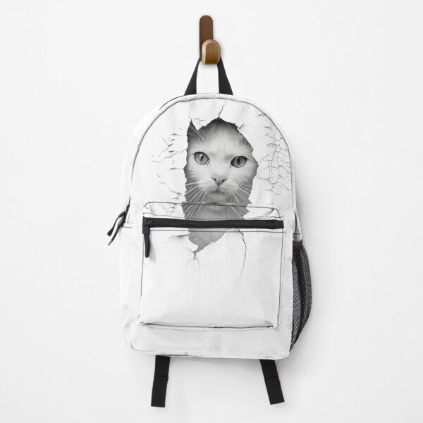 Item preview, Cat Peeking Through Wall designed and sold by chi3-jp.