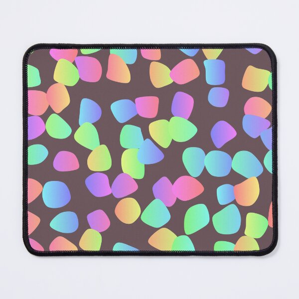 Item preview, Coffee Rainbow Candy Joy Blobs Happy Party Pattern designed and sold by EvergreenMotifs.
