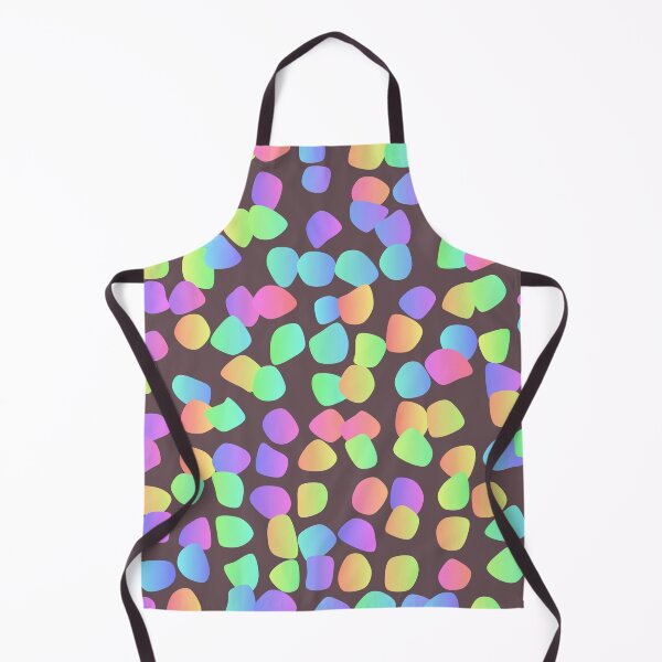 Item preview, Coffee Rainbow Candy Joy Blobs Happy Party Pattern designed and sold by EvergreenMotifs.