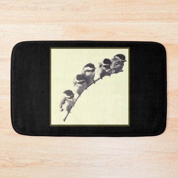 Item preview, Darling Cole Tit Birds on a Branch, Print from the 1800's designed and sold by MountMercantile.