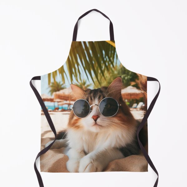 Item preview, The cat enjoys the sand designed and sold by DadaVa.