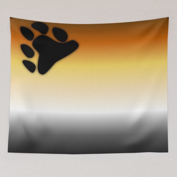 Item preview, GAY BEAR GRADIENT FLAG designed and sold by VoltageStone.
