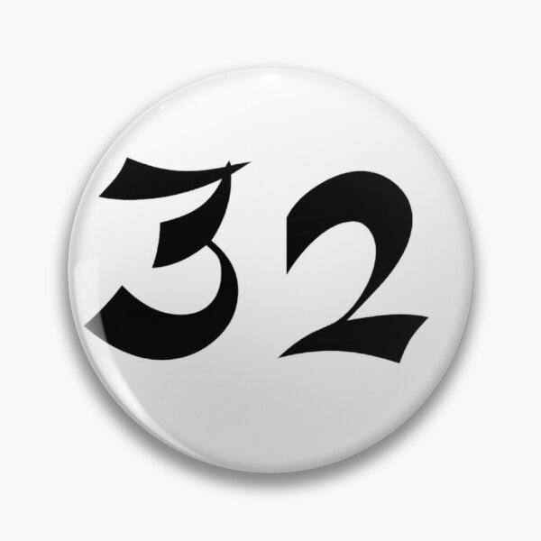 Item preview, 32, thirty-two, black, shangai designed and sold by Numbers-Art.