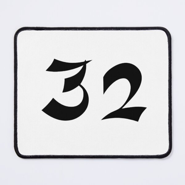 Item preview, 32, thirty-two, black, shangai designed and sold by Numbers-Art.
