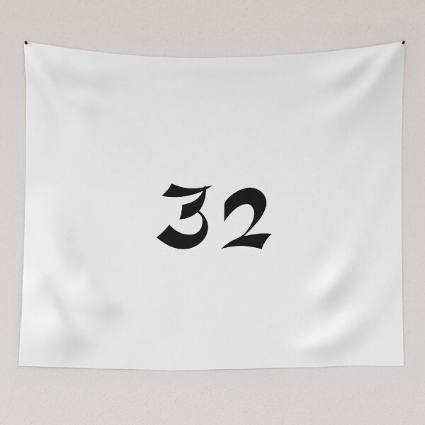 Item preview, 32, thirty-two, black, shangai designed and sold by Numbers-Art.