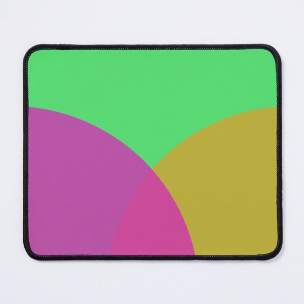 Item preview, Tricolor Gradient Overlap Circles Simple Geometry Pattern designed and sold by EvergreenMotifs.