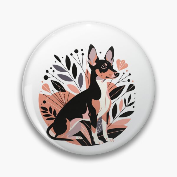 Item preview, Abstract Floral Rat Terrier  designed and sold by TheAnimalZ00.
