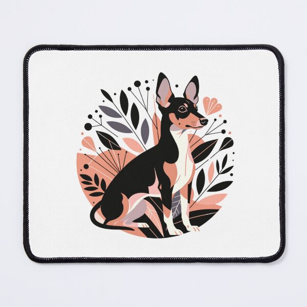 Item preview, Abstract Floral Rat Terrier  designed and sold by TheAnimalZ00.
