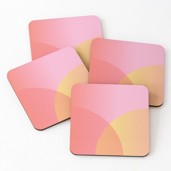 Item preview, Tricolor Gradient Overlap Circles Simple Geometry Pattern designed and sold by EvergreenMotifs.