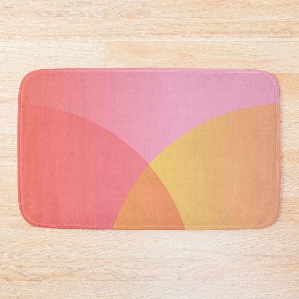 Item preview, Tricolor Gradient Overlap Circles Simple Geometry Pattern designed and sold by EvergreenMotifs.