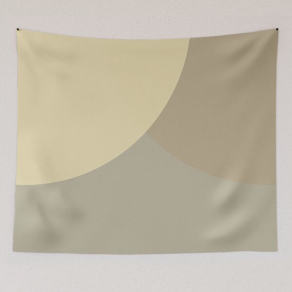 Item preview, Tricolor Gradient Overlap Circles Simple Geometry Pattern designed and sold by EvergreenMotifs.