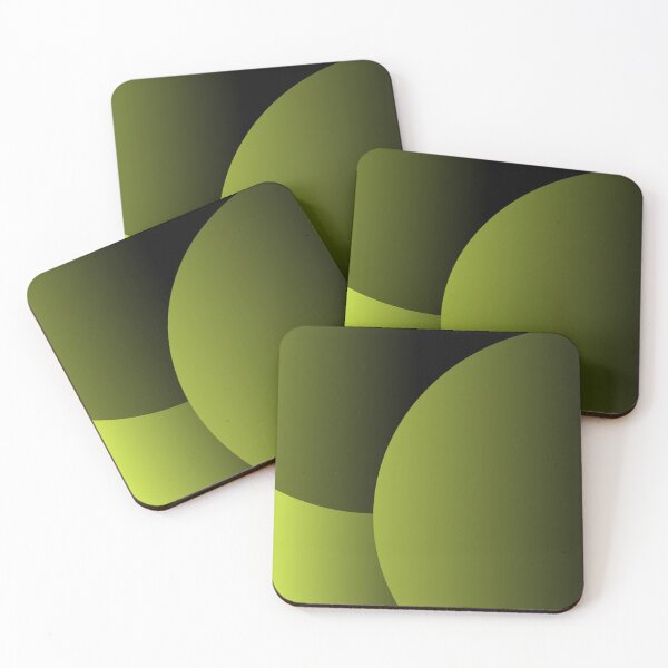 Item preview, Tricolor Gradient Overlap Circles Simple Geometry Pattern designed and sold by EvergreenMotifs.