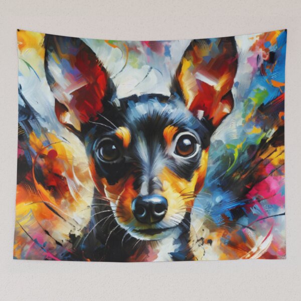 Item preview, Rat Terrier Painting designed and sold by TheAnimalZ00.