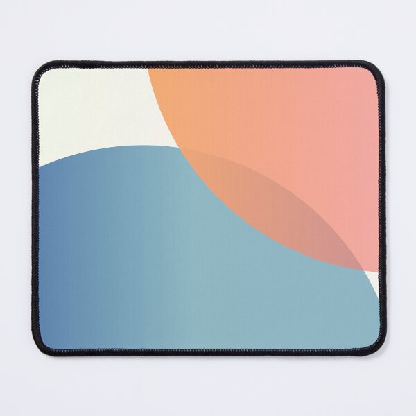 Item preview, Tricolor Gradient Overlap Circles Simple Geometry Pattern designed and sold by EvergreenMotifs.