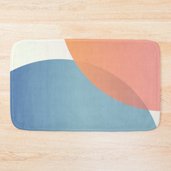 Item preview, Tricolor Gradient Overlap Circles Simple Geometry Pattern designed and sold by EvergreenMotifs.