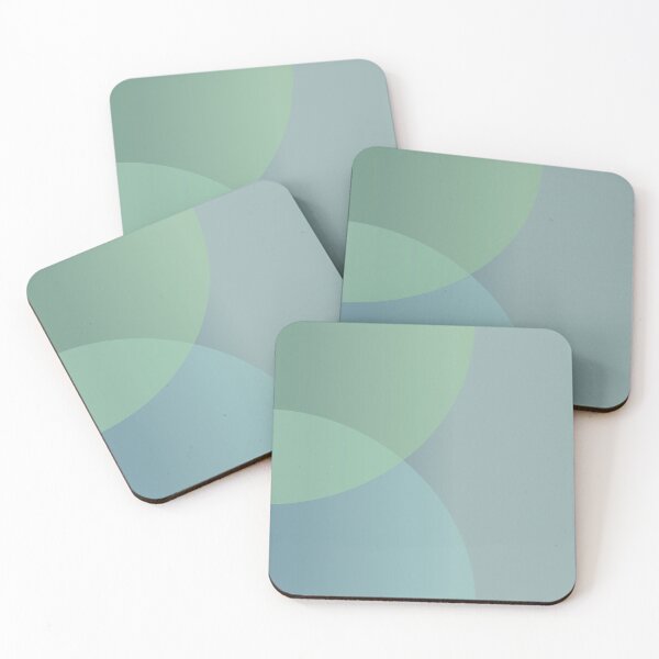 Item preview, Tricolor Gradient Overlap Circles Simple Geometry Pattern designed and sold by EvergreenMotifs.