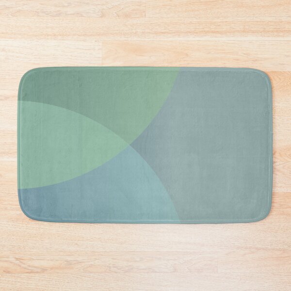 Item preview, Tricolor Gradient Overlap Circles Simple Geometry Pattern designed and sold by EvergreenMotifs.