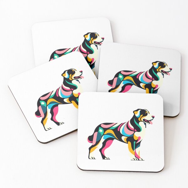 Item preview, Abstract Appenzeller Sennenhund  designed and sold by TheAnimalZ00.