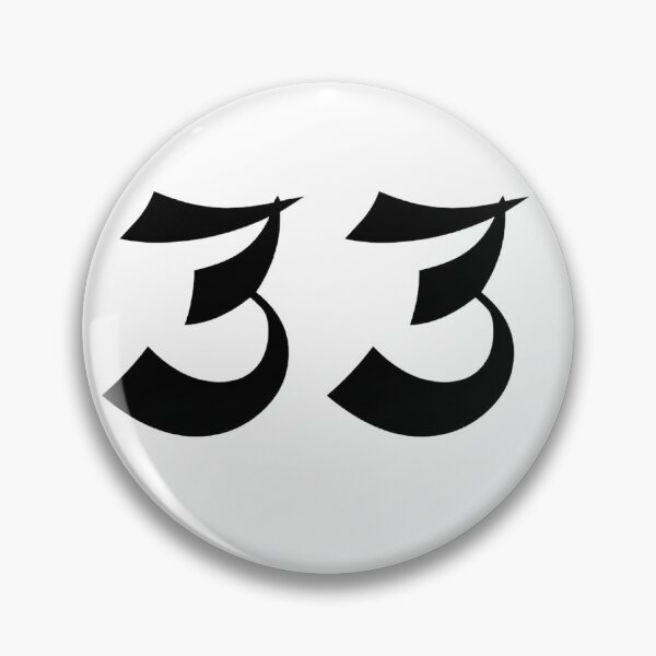 Item preview, 33, thirty-three, black, shangai designed and sold by Numbers-Art.