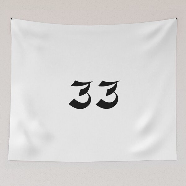 Item preview, 33, thirty-three, black, shangai designed and sold by Numbers-Art.
