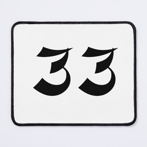 Item preview, 33, thirty-three, black, shangai designed and sold by Numbers-Art.
