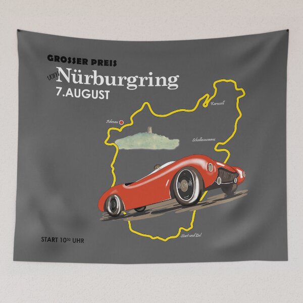 Item preview, Vintage Nurburgring Motor Racing designed and sold by rogue-design.