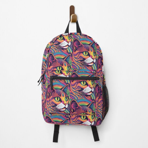 Item preview, Psychedelic cat designed and sold by MisfitMind.