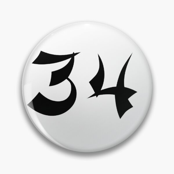 Item preview, 34, thirty-four, black, shangai designed and sold by Numbers-Art.