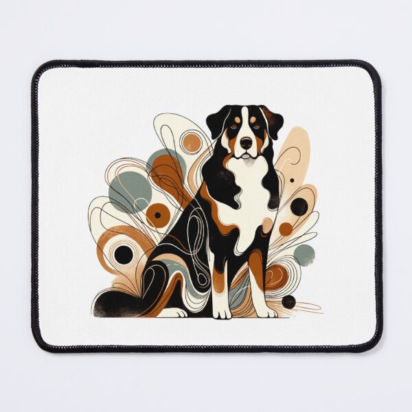 Item preview, Abstract Floral Appenzeller Sennenhund designed and sold by TheAnimalZ00.