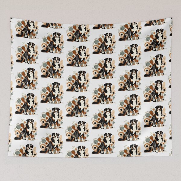 Item preview, Abstract Floral Appenzeller Sennenhund designed and sold by TheAnimalZ00.