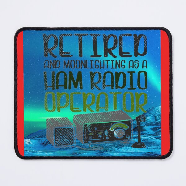 Item preview, "Moonlighting Retired Ham Radio Operator: Passionate Hobbyist & Community Service Enthusiast" designed and sold by Mrpalaad.