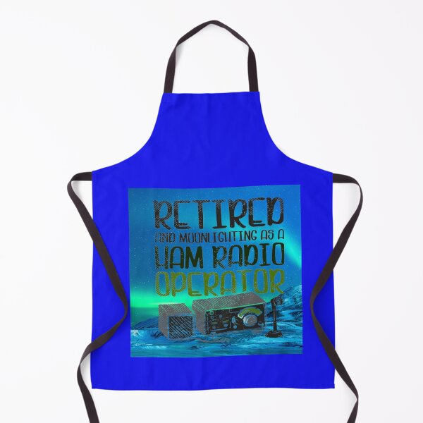 Item preview, "Moonlighting Retired Ham Radio Operator: Passionate Hobbyist & Community Service Enthusiast" designed and sold by Mrpalaad.