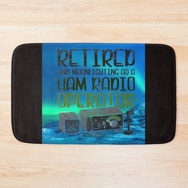 Item preview, "Moonlighting Retired Ham Radio Operator: Passionate Hobbyist & Community Service Enthusiast" designed and sold by Mrpalaad.