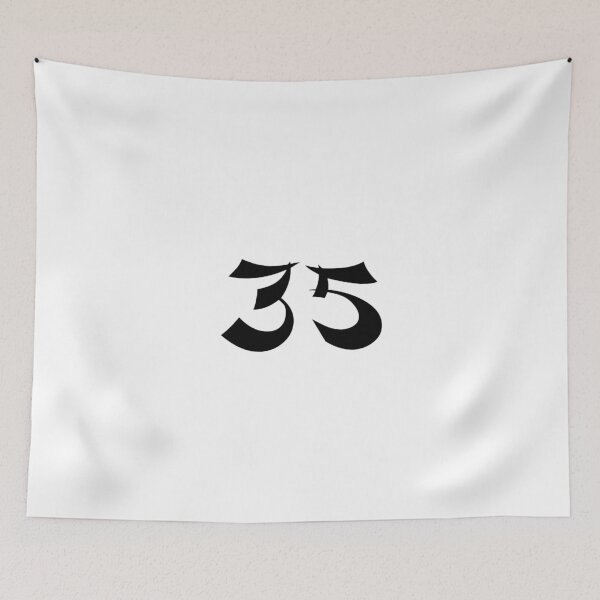 Item preview, 35, thirty-five, black, shangai designed and sold by Numbers-Art.