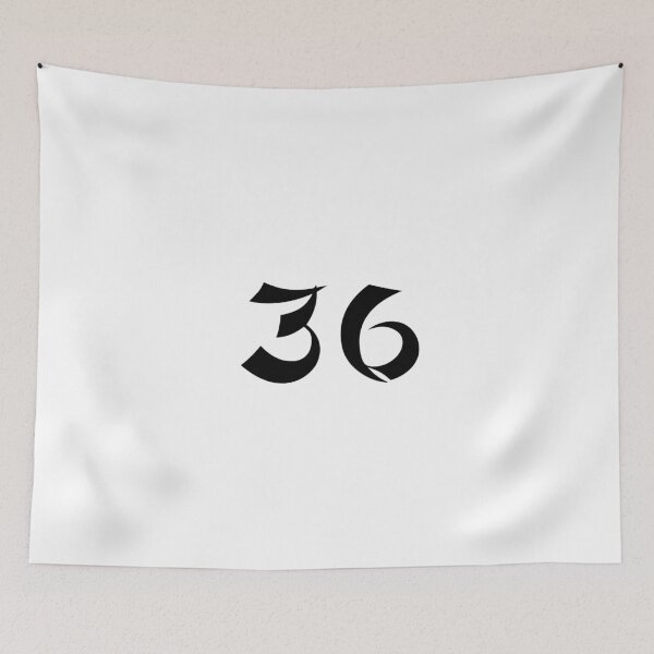 Item preview, 36, thirty-six, black, shangai designed and sold by Numbers-Art.