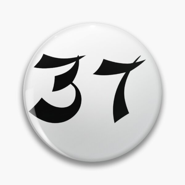 Item preview, 37, thirty-seven, black, shangai designed and sold by Numbers-Art.