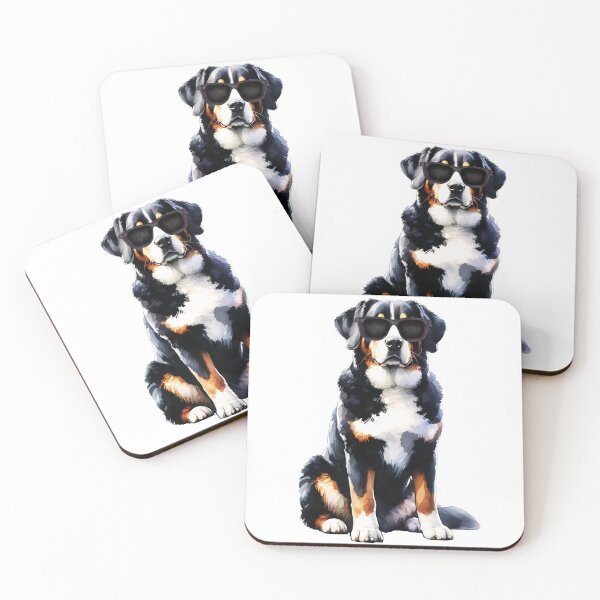 Item preview, Watercolor Cool Appenzeller Sennenhund designed and sold by TheAnimalZ00.