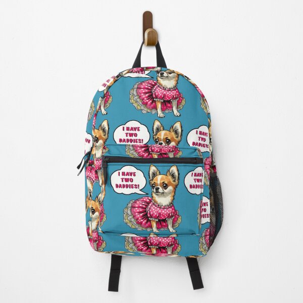 Item preview, “I Have Two Daddies” Chihuahua designed and sold by Ghost on Toast.