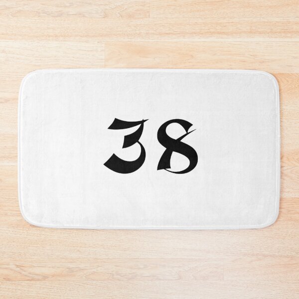 Item preview, 38, thirty-eight, black, shangai designed and sold by Numbers-Art.