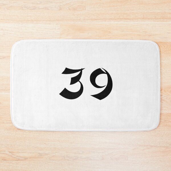 Item preview, 39, thirty-nine, black, shangai designed and sold by Numbers-Art.