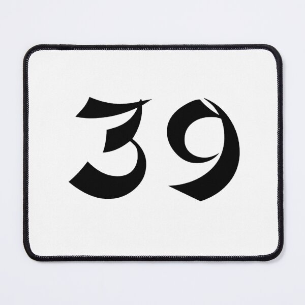 Item preview, 39, thirty-nine, black, shangai designed and sold by Numbers-Art.