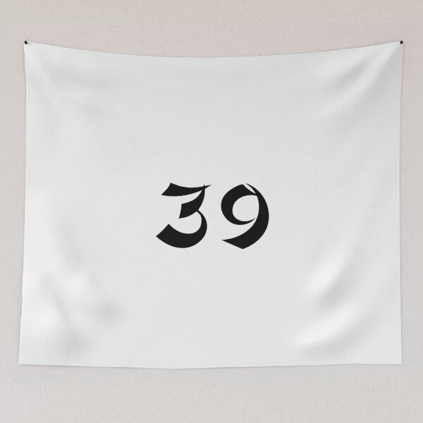 Item preview, 39, thirty-nine, black, shangai designed and sold by Numbers-Art.