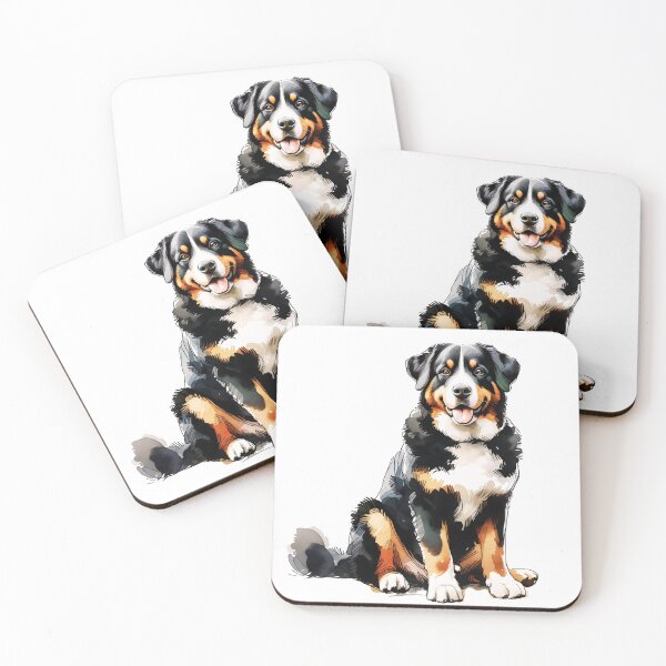 Item preview, Watercolor Appenzeller Sennenhund designed and sold by TheAnimalZ00.