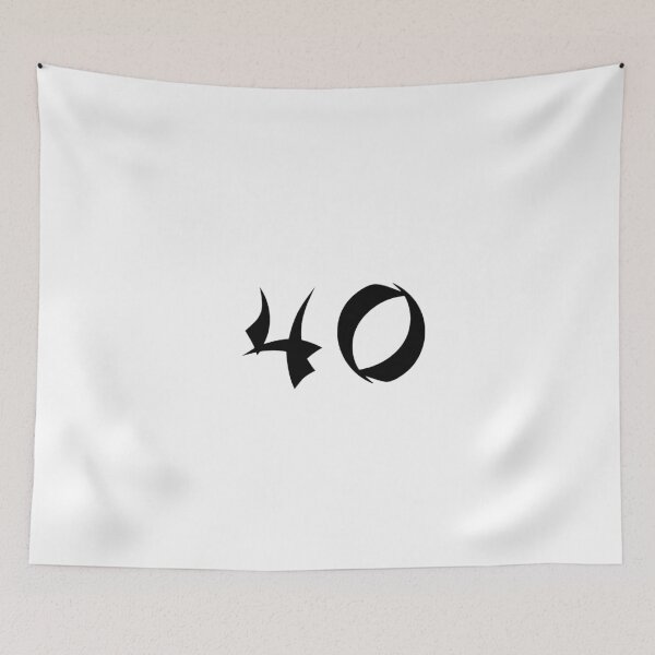 Item preview, 40, forty, black, shangai designed and sold by Numbers-Art.