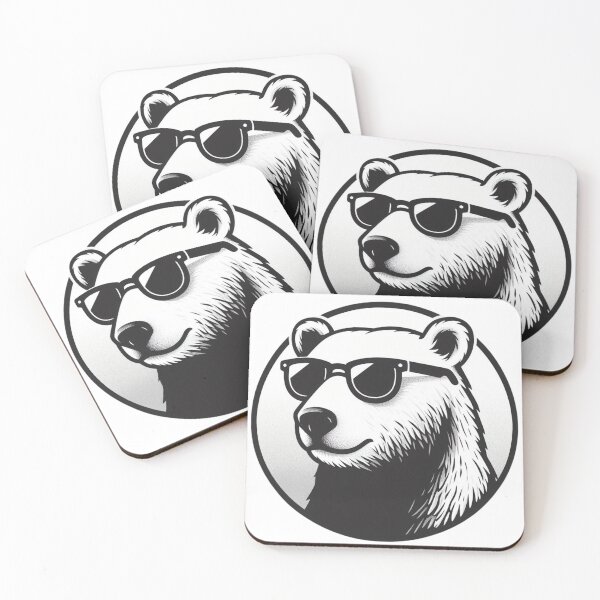 Item preview, Cool Polar Bear designed and sold by DrawingDoodler.
