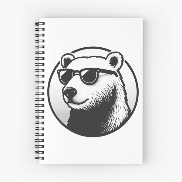Item preview, Cool Polar Bear designed and sold by DrawingDoodler.
