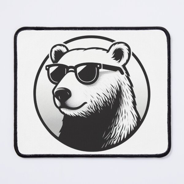Item preview, Cool Polar Bear designed and sold by DrawingDoodler.