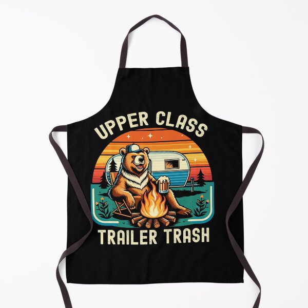 Item preview, Upper Class Trailer Camping Outdoor Trash Animal Camper designed and sold by Dressed For Duty.
