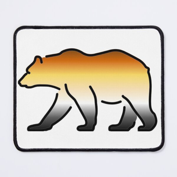 Item preview, GAY BEAR GRADIENT FLAG …bear (variant 1) designed and sold by VoltageStone.