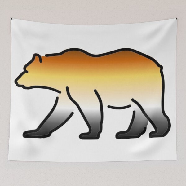 Item preview, GAY BEAR GRADIENT FLAG …bear (variant 1) designed and sold by VoltageStone.